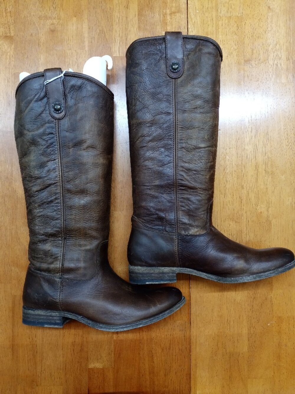 FRYE Boots Melissa Button Pull On Made in Mexico Size 8 B